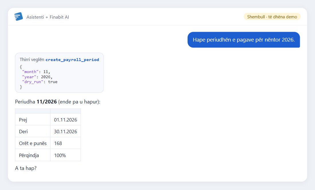 Shembull: Hape periudhën e pagave për nëntor 2026.
