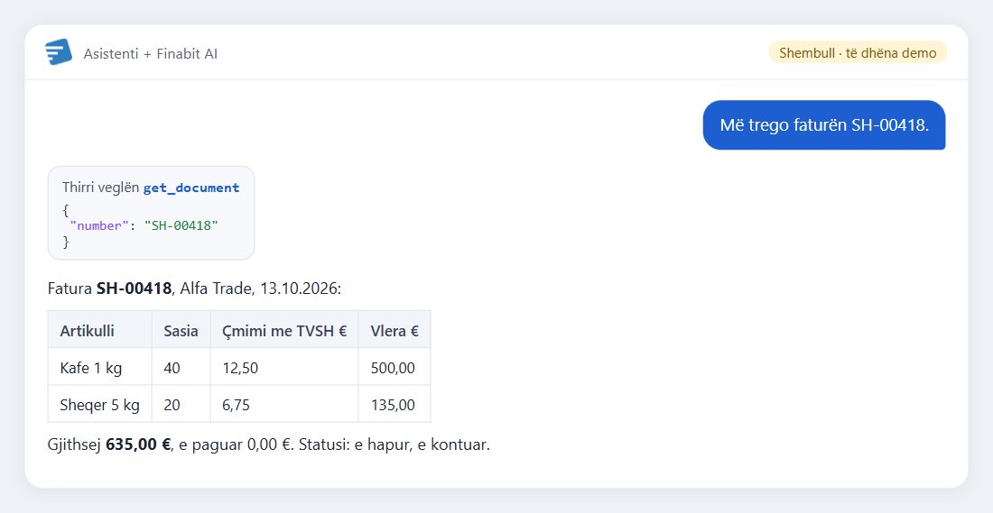 Shembull: Më trego faturën SH-00418.